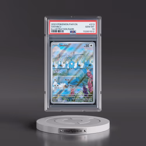 2023 Pokémon Par EN-Paradox Rift #213 Swablu - Illustration Rare (PSA 10 GEM MINT)