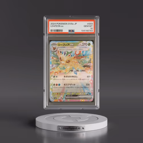 2024 Pokémon Sv8a-Terastal Fest EX #003 Leafeon EX - Holo (PSA 10 GEM MINT)