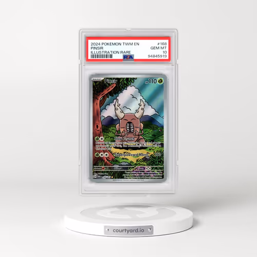 2024 Pokémon Twm EN-Twilight Masquerade #168 Pinsir - Illustration Rare (PSA 10 GEM MINT)