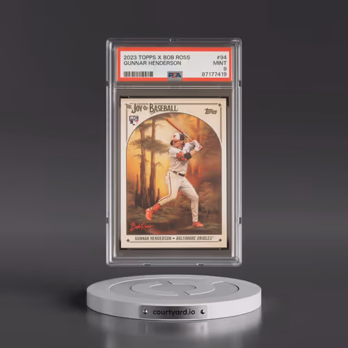 2023 Topps X Bob Ross the Joy of Baseball #94 Gunnar Henderson (PSA 9 MINT)