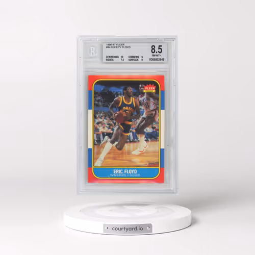 1986 Fleer #34 Eric Floyd (BGS 8.5 NM-MT+)