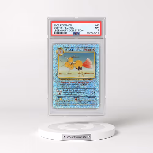 2002 Pokémon Legendary Collection #41 Dodrio - Reverse Foil (PSA 7 NM)