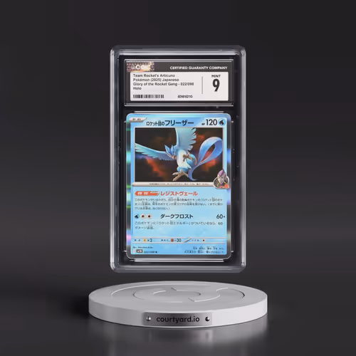 2025 Glory of the Rocket Gang - sv10 #022/098 Team Rocket's Articuno - Holo (CGC 9 MINT)