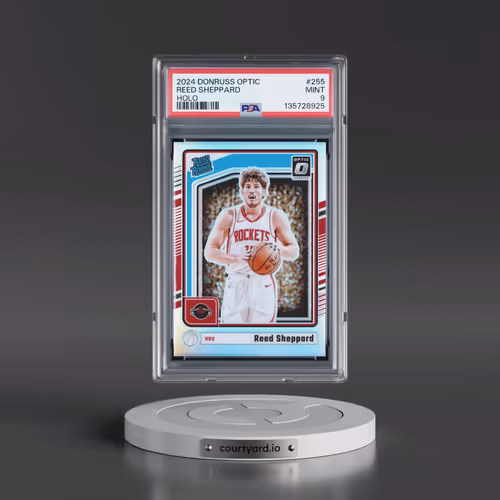 2024 Panini Donruss Optic #255 Reed Sheppard - Holo (PSA 9 MINT)