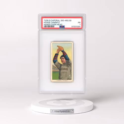 1909 T206 Sweet Caporal 350-460/30 Howie Camnitz - Hands Over Head (PSA 1 PR)