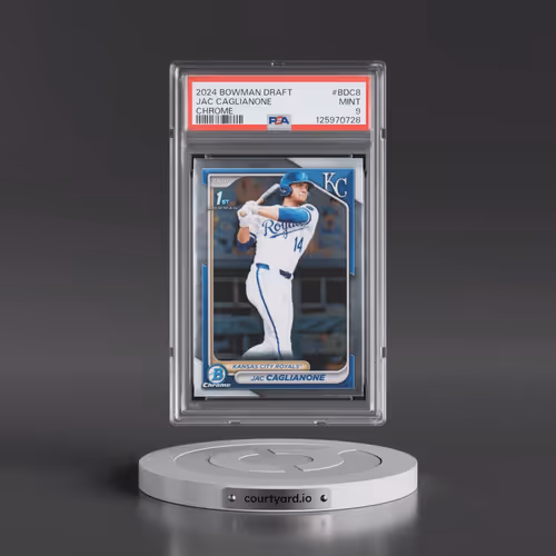 2024 Bowman Draft #BDC8 Jac Caglianone - Chrome (PSA 9 MINT)
