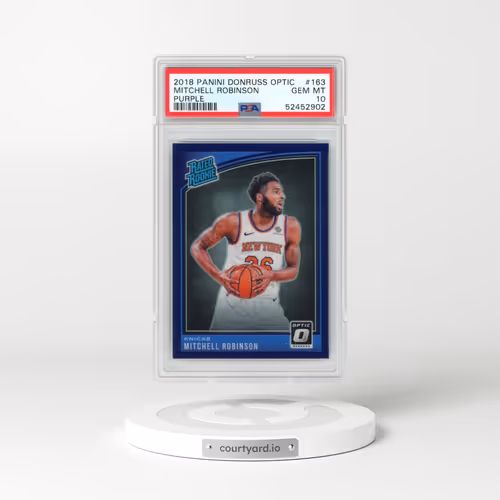 2018 Panini Donruss Optic #163 Mitchell Robinson - Purple (PSA 10 GEM MINT)
