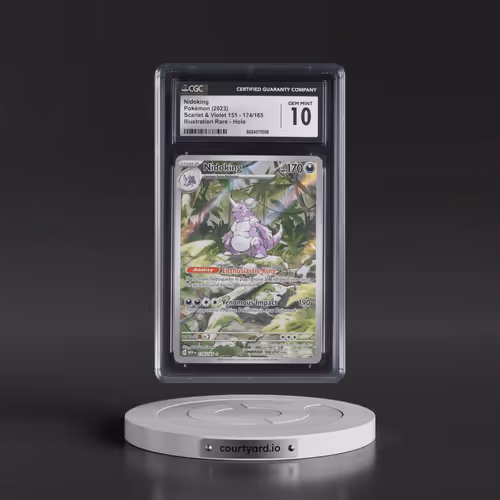2023 Scarlet & Violet 151 - MEW EN #174/165 Nidoking - Illustration Rare Holo (CGC 10 GEM MINT)