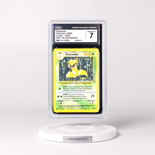 1999 Jungle #14/64 Victreebel - No Set Symbol Holo (CGC 7 NM)