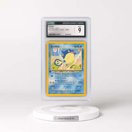2001 Neo Revelation #49/64 Qwilfish - 1st Edition (CGC 9 MINT)