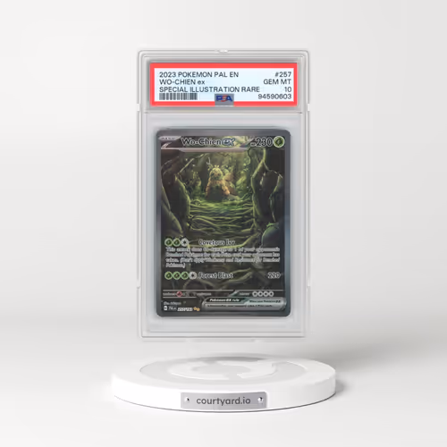2023 Pokémon Pal EN-Paldea Evolved #257 WO-Chien EX - Holo Special Illustration Rare (PSA 10 GEM MIN