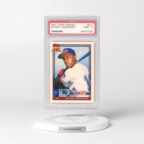 1991 Topps Traded #51T Jeffrey Hammonds