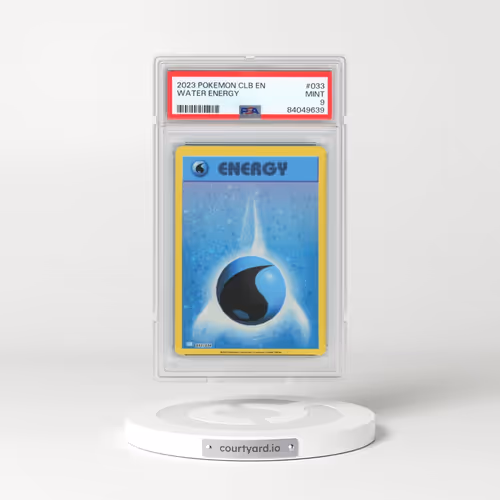 2023 Pokémon Clb-Trading Card Game Classic Blastoise & Suicune EX Deck #033 Water Energy (PSA 9 MINT