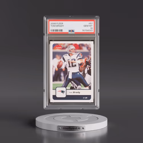 2006 Fleer #57 Tom Brady (PSA 10 GEM MINT)