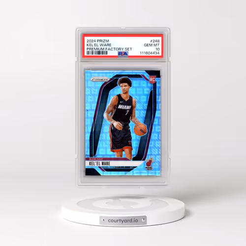 2024 Panini Prizm #248 Kel'El Ware - Premium Factory Set (PSA 10 GEM MINT)