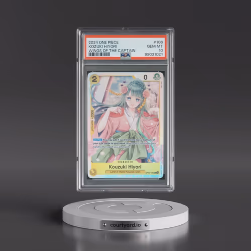 2024 One Piece Wings of the Captain #106 Kozuki Hiyori (PSA 10 GEM MINT)
