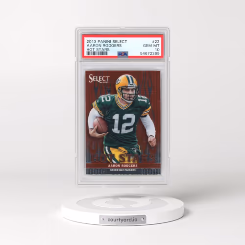 2013 Panini Select Hot Stars #22 Aaron Rodgers (PSA 10 GEM MINT)