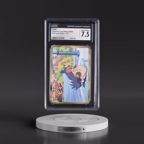 2000 Gold and Silver (Black Glossy Back) #173 Cleffa (CGC 7.5 NM+)