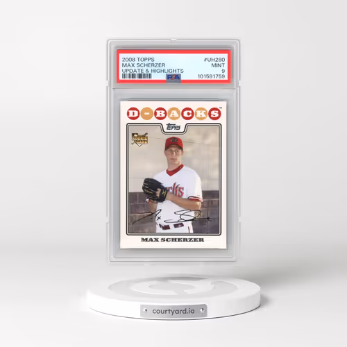 2008 Topps Update & Highlights #UH280 Max Scherzer (PSA 9 MINT)