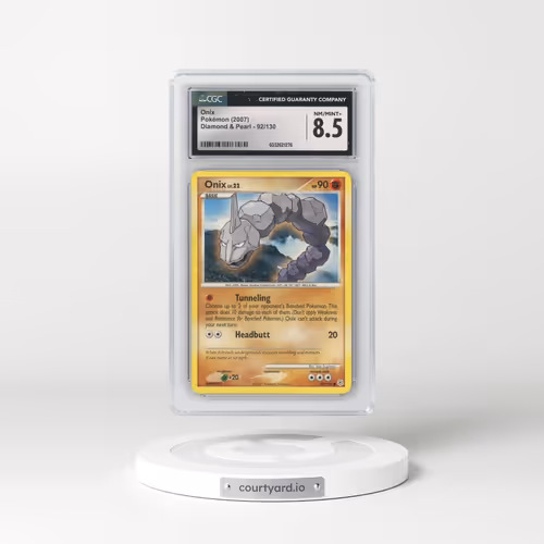 2007 Diamond & Pearl #92/130 Onix (CGC 8.5 NM-MT+)