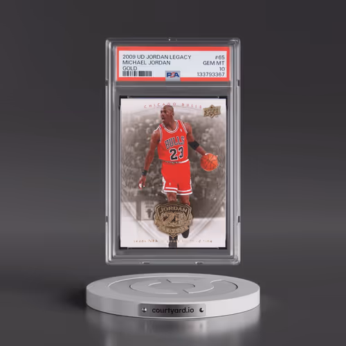 2009 Upper Deck Jordan Legacy Gold #65 Michael Jordan (PSA 10 GEM MINT)
