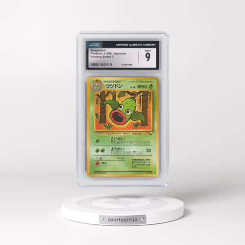 1998 Vending Series 3 (Pokeball Symbol. Glossy) Weepinbell (CGC 9 MINT)