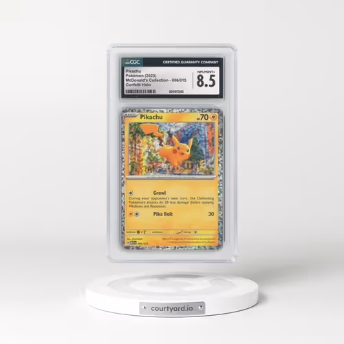 2023 Pokémon M23 EN-Mcdonald's Collection #006 Pikachu (CGC 8.5 NM-MT+)
