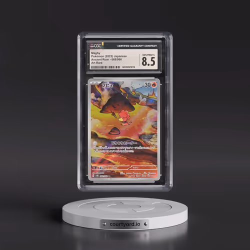 2023 Pokémon Sv4k-Ancient Roar #068 Magby - Art Rare (CGC 8.5 NM-MT+)