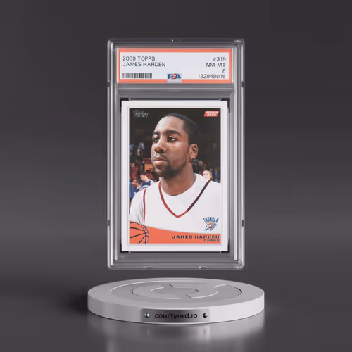 2009 Topps #319 James Harden (PSA 8 NM-MT)