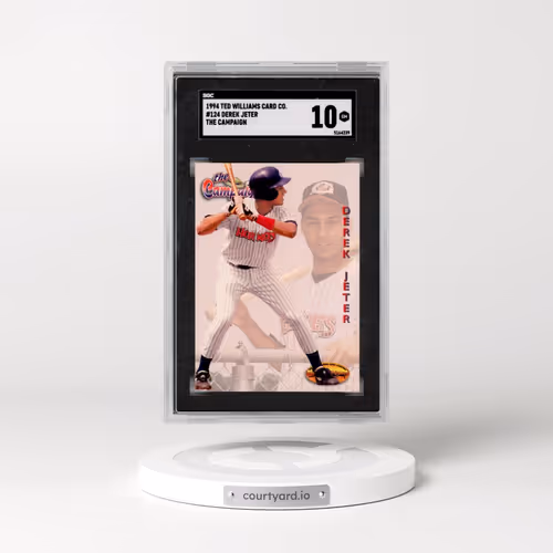 1994 Ted Williams Card Co. #124 Derek Jeter - The Campaign (SGC 10 GEM MINT)