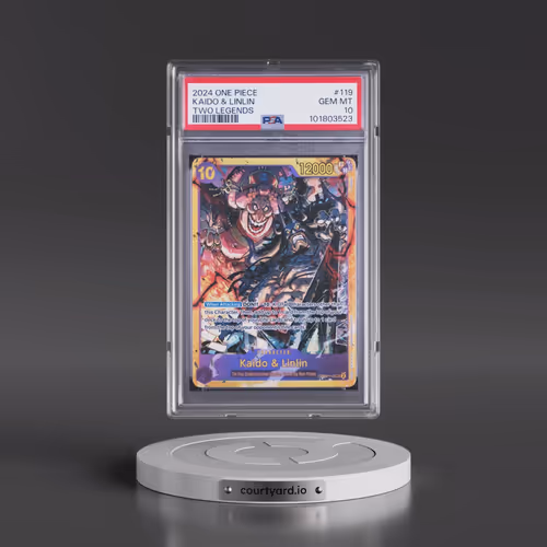 2024 One Piece OP08-Two Legends #119 Kaido & Linlin (PSA 10 GEM MINT)
