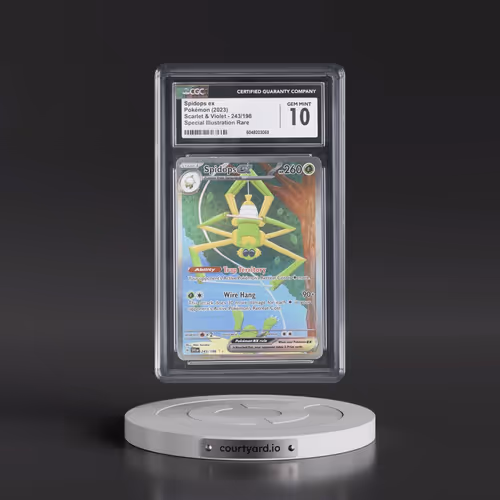 2023 Scarlet & Violet #243/198 Spidops ex - Special Illustration Rare (Holo) (CGC 10 GEM MINT)