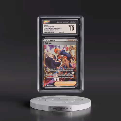 2023 Crown Zenith #GG65/GG70 Raihan - Galarian Gallery Holo (CGC 10 GEM MINT)