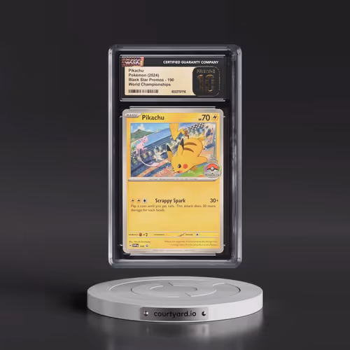 2023 Black Star Promos - Scarlet & Violet SVP EN #190 Pikachu - World Championships (CGC 10 PRISTINE