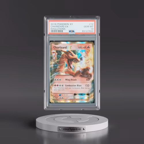 2016 Pokémon XY Evolutions #12 Charizard EX - Holo (PSA 10 GEM MINT)