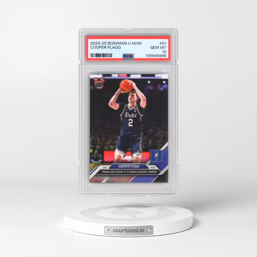 2024-25 Bowman U Now #51 Cooper Flagg (PSA 10 GEM MINT)