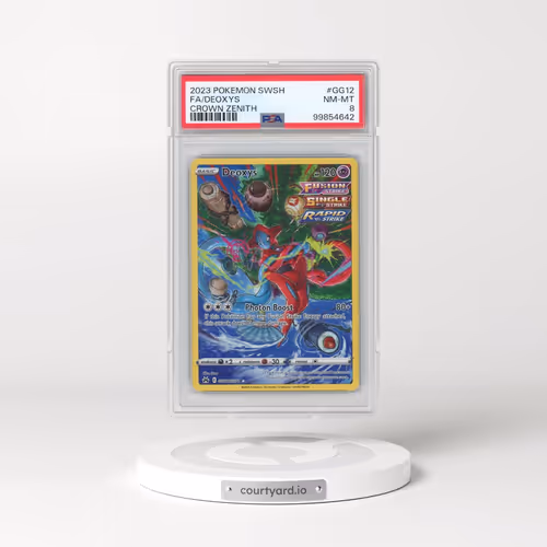 2023 Pokémon Sword and Shield Crown Zenith #GG12 Deoxys - Full Art (PSA 8 NM-MT)