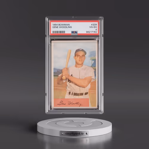 1954 Bowman #209 Gene Woodling (PSA 4 VG-EX)