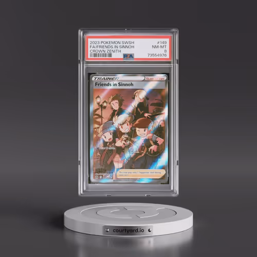 2023 Pokémon Sword and Shield Crown Zenith #149 Friends in Sinnoh - Full Art (PSA 8 NM-MT)
