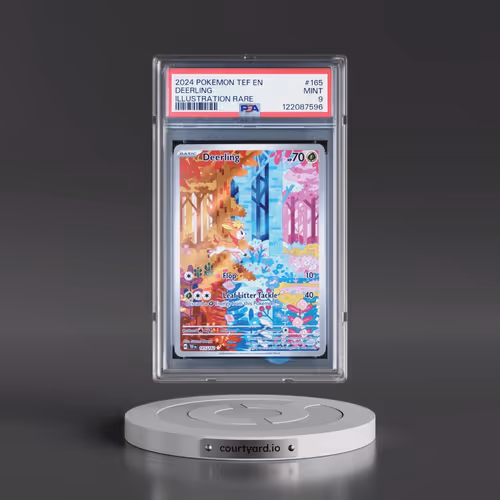 2024 Pokémon Tef EN-Temporal Forces #165 Deerling - Illustration Rare (PSA 9 MINT)