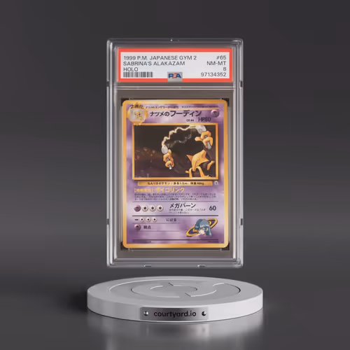 1999 Pokémon Gym 2 #65 Sabrina's Alakazam - Holo (PSA 8 NM-MT)