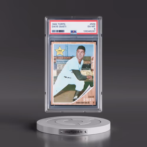 1962 Topps #509 Dave Giusti (PSA 6 EX-MT)