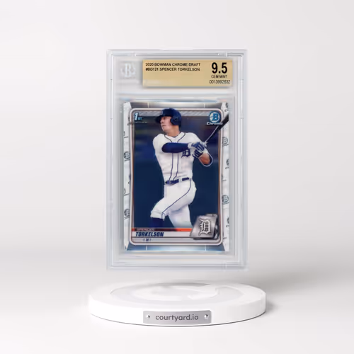 2020 Bowman Draft #BD121 Spencer Torkelson - Chrome (BGS 9.5 GEM MINT)