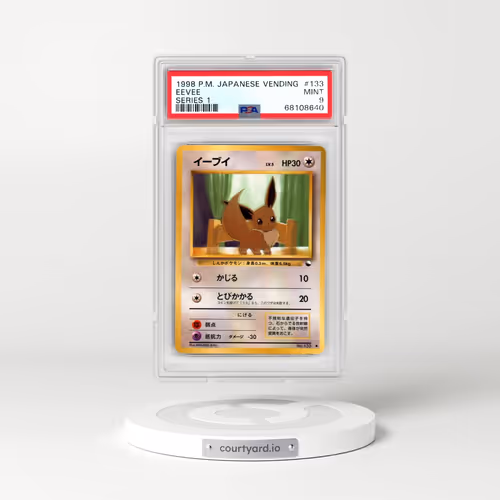 1998 Pokémon Vending #133 Eevee - Series 1 (PSA 9 MINT)