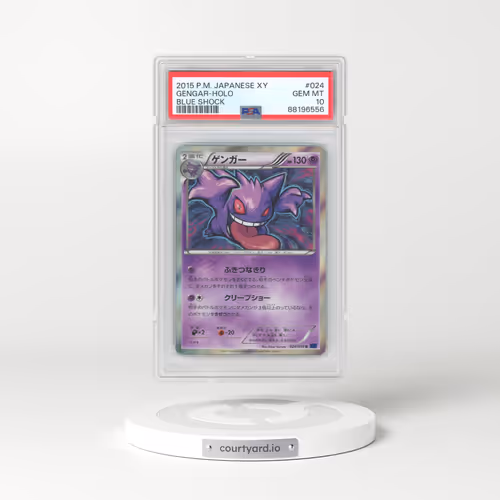 2015 Pokémon XY Blue Shock #024 Gengar - Holo (PSA 10 GEM MINT)