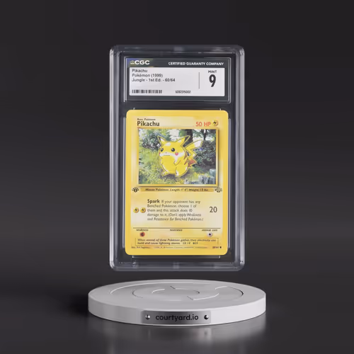 1999 Jungle #60/64 Pikachu - 1st Edition 1st Edition (CGC 9 MINT)