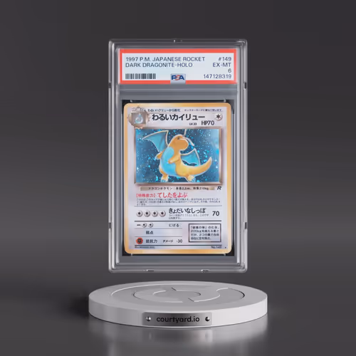 1997 Pokémon Rocket #149 Dark Dragonite - Holo (PSA 6 EX-MT)
