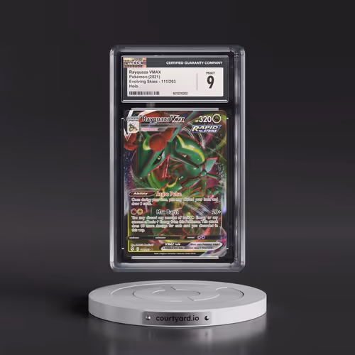 2021 Evolving Skies #111/203 Rayquaza VMAX - Holo (CGC 9 MINT)