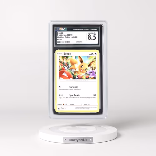 2019 Hidden Fates #48/68 Eevee - Holo (CGC 8.5 NM-MT+)