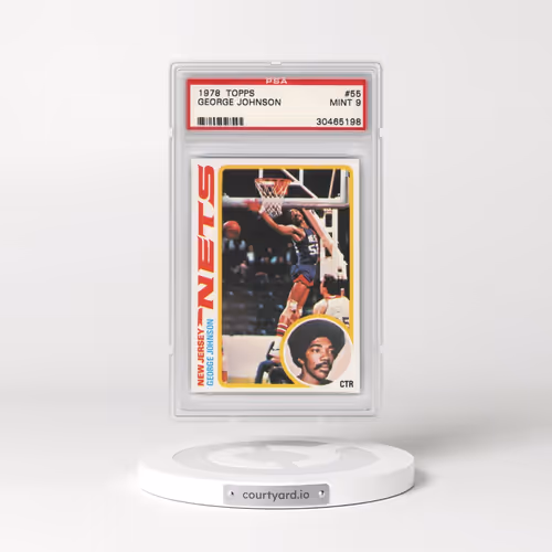 1978 Topps #55 George Johnson (PSA 9 MINT)